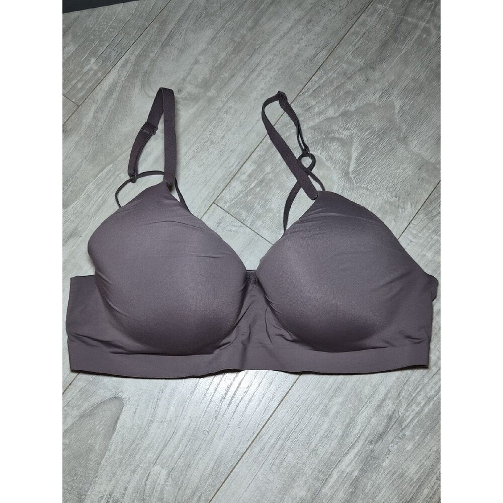 Womens Padded Bra - 36B Dark Plum